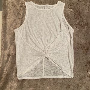 Lululemon workout cropped tank